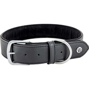 Trisha Yearwood Dog Collar Padded Leather Pet Collar Buckle Medium 40- 55 lb NEW